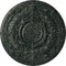 Ekena Millwork Oslo Ceiling Medallion (Fits Canopies up to 10 1/2"), 28 1/8"OD x 1 3/4"P, Painted Turtle Crackle CM28OSPTC - alternate 1